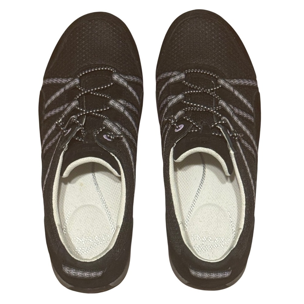 Dansko‎ Black Grey Harlyn Wide Sneaker Suede Shoes Size 38